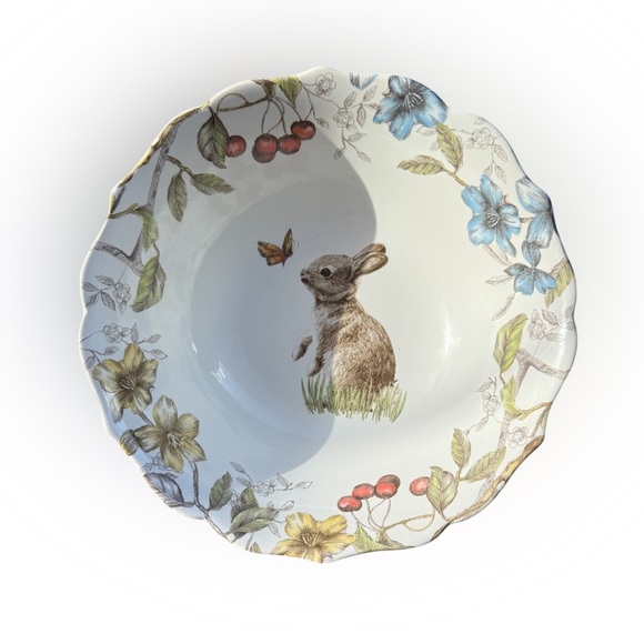 Pier 1 “Sofie the Bunny” 10” Round Serving Bowl - Picture 3 of 3